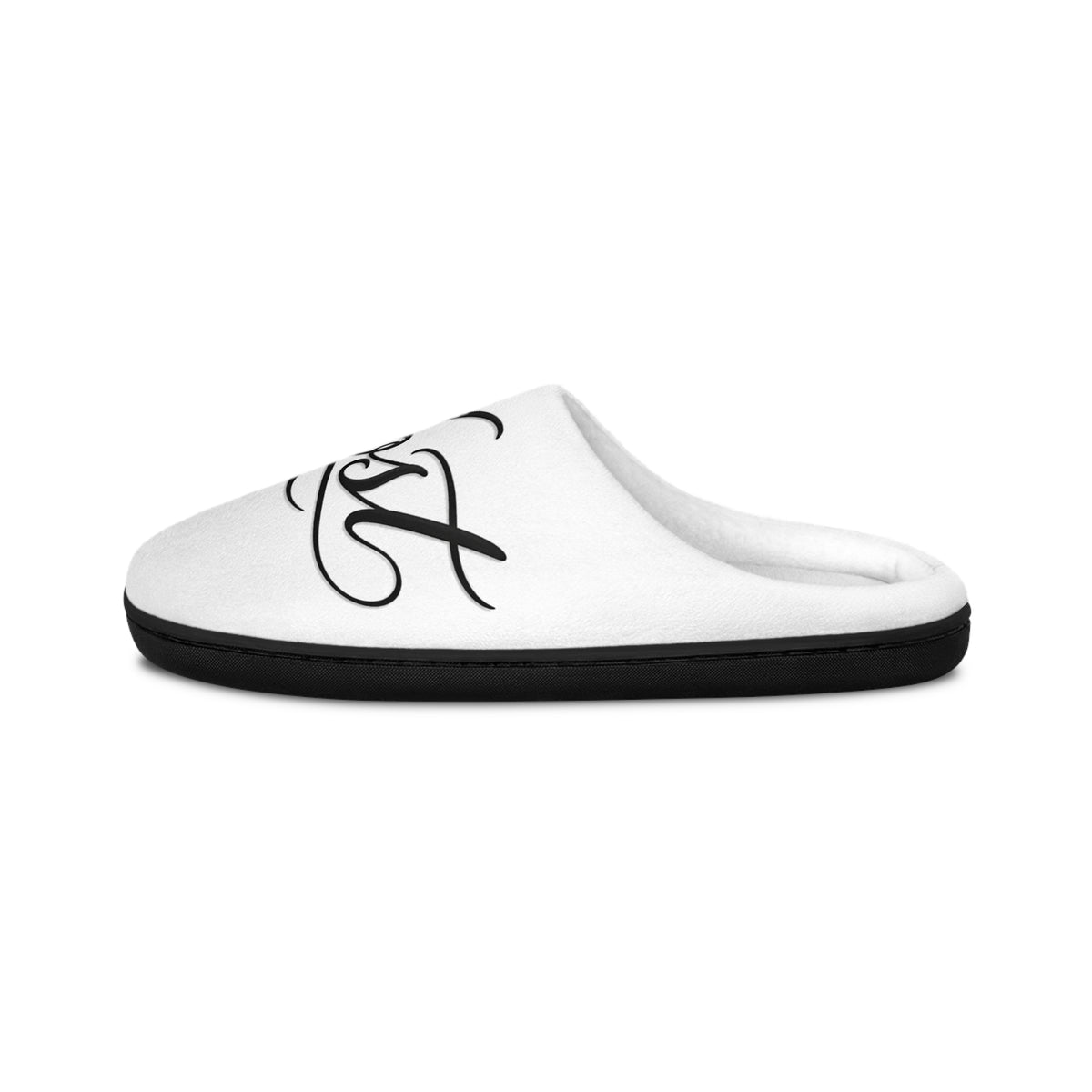Women’s Indoor Slippers with Elegant Monogram Design