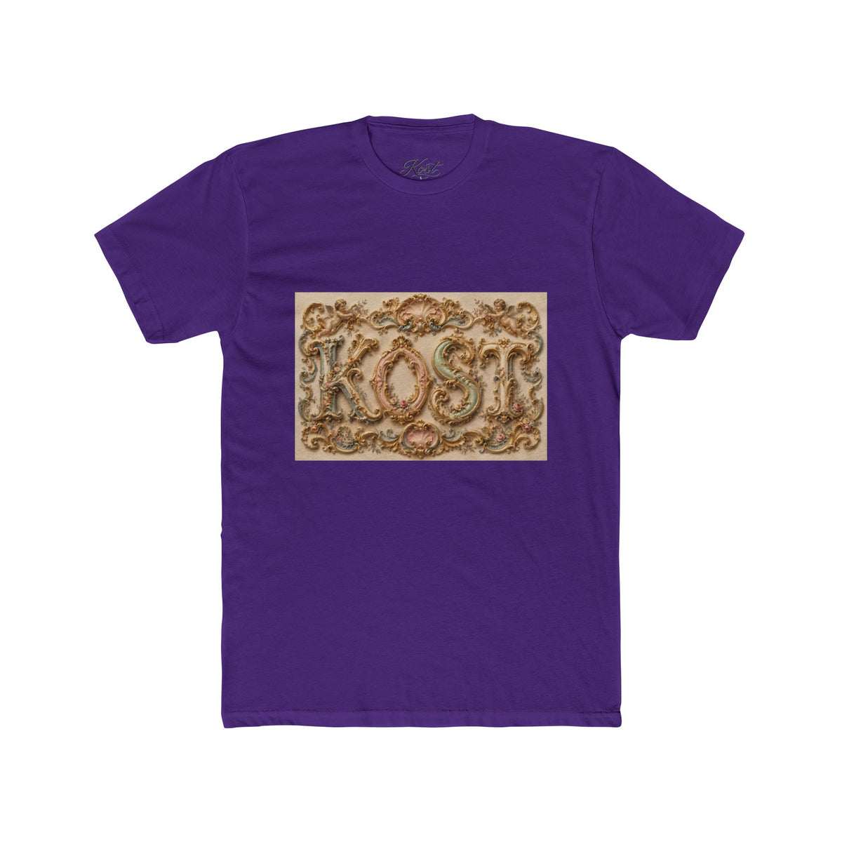 Baroque Ornate Frame T-Shirt — Vintage Gold Rococo Design
