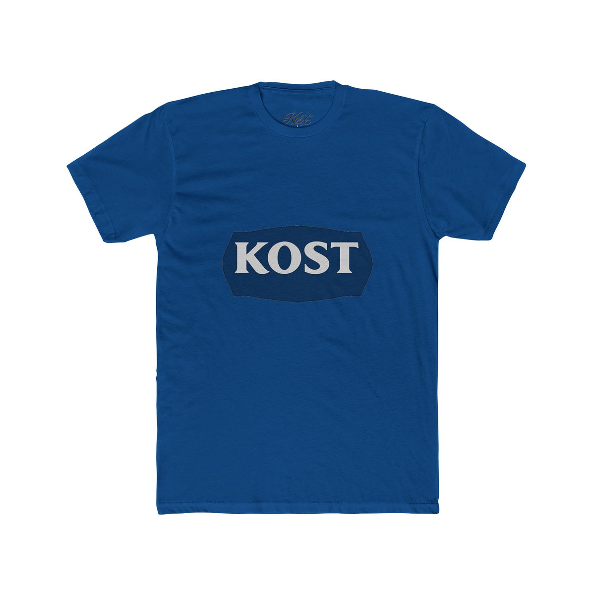 KOST Logo Tee — Vintage Navy Badge Graphic T-Shirt
