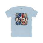 KOST Retro British-Inspired Graphic Tee — Vintage Union Jack Radio Design