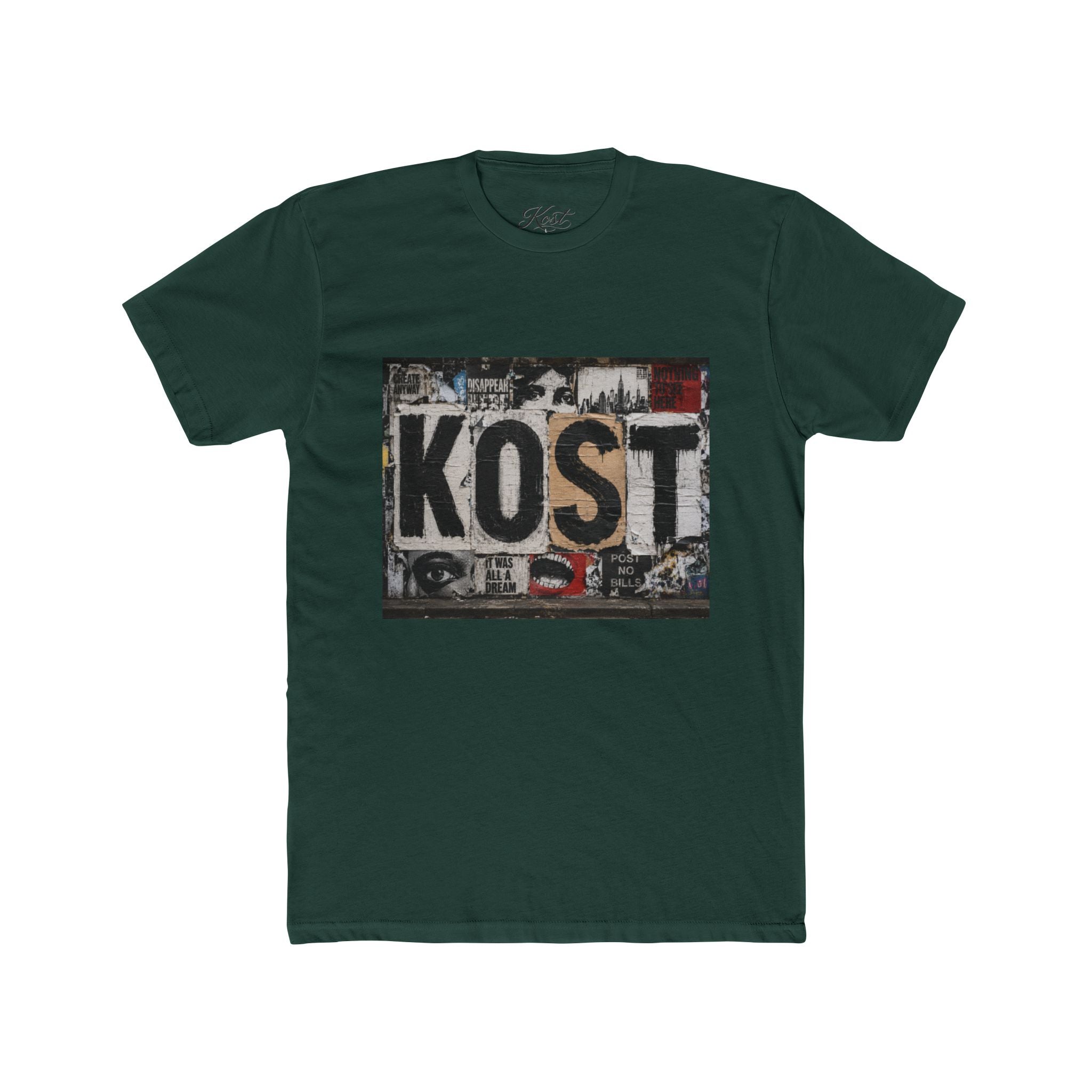 KOST Vintage Collage Tee — Retro Urban Graphic T‑Shirt