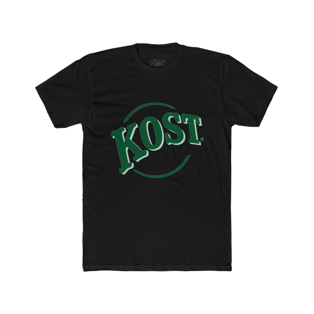 KOST Vintage Logo Tee — Green Retro Circle Graphic T-Shirt