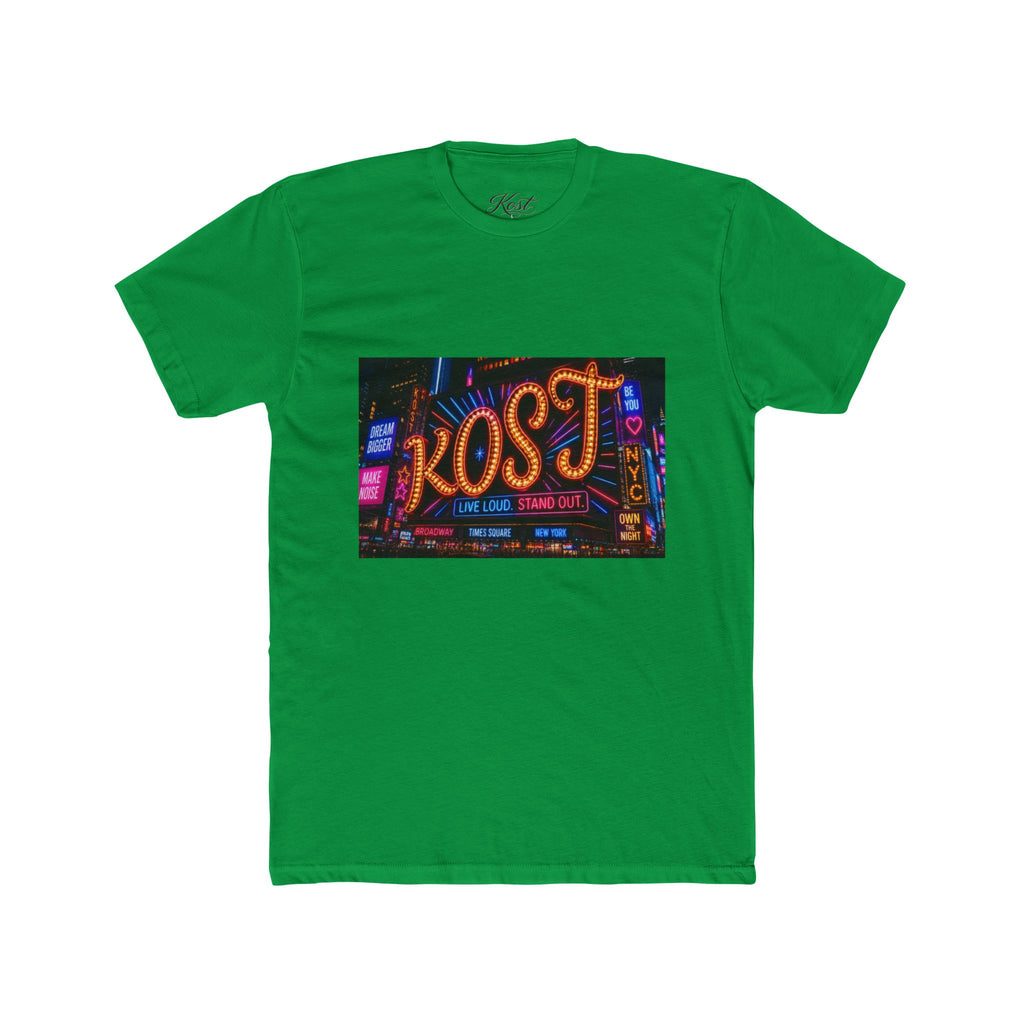 Kost Neon Sign Graphic Tee — Retro City Nightlife T-Shirt