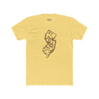 New Jersey 'KOSO' Map Tee — Vintage Gold State Graphic T-Shirt