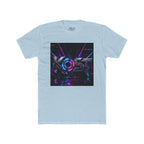 KOSY Neon Geometric Graphic T-Shirt