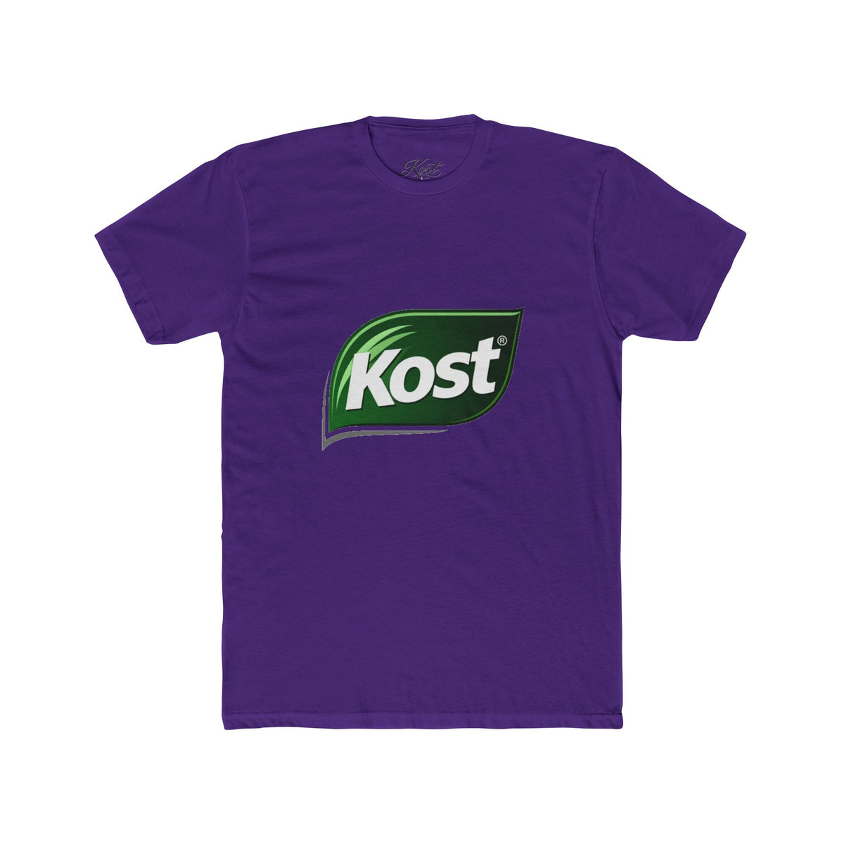 Kost Leaf Logo T-Shirt — Casual Green Logo Tee