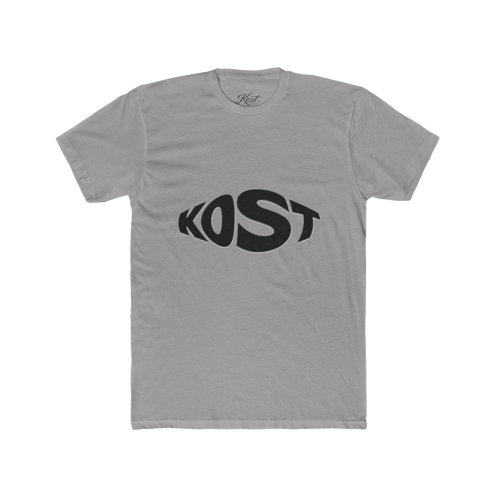 Kost Logo Tee — Minimal Black Graphic Cotton T-Shirt