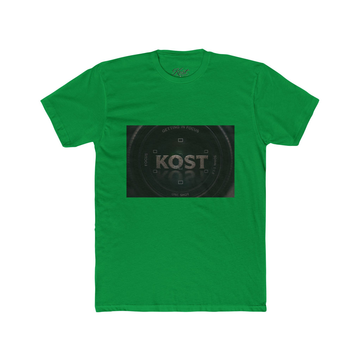 KOST Logo Tee — Minimalist Black Graphic Cotton T‑Shirt