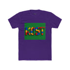Kids Block Name Tee — Colorful Building Brick 'KOST' Graphic Shirt