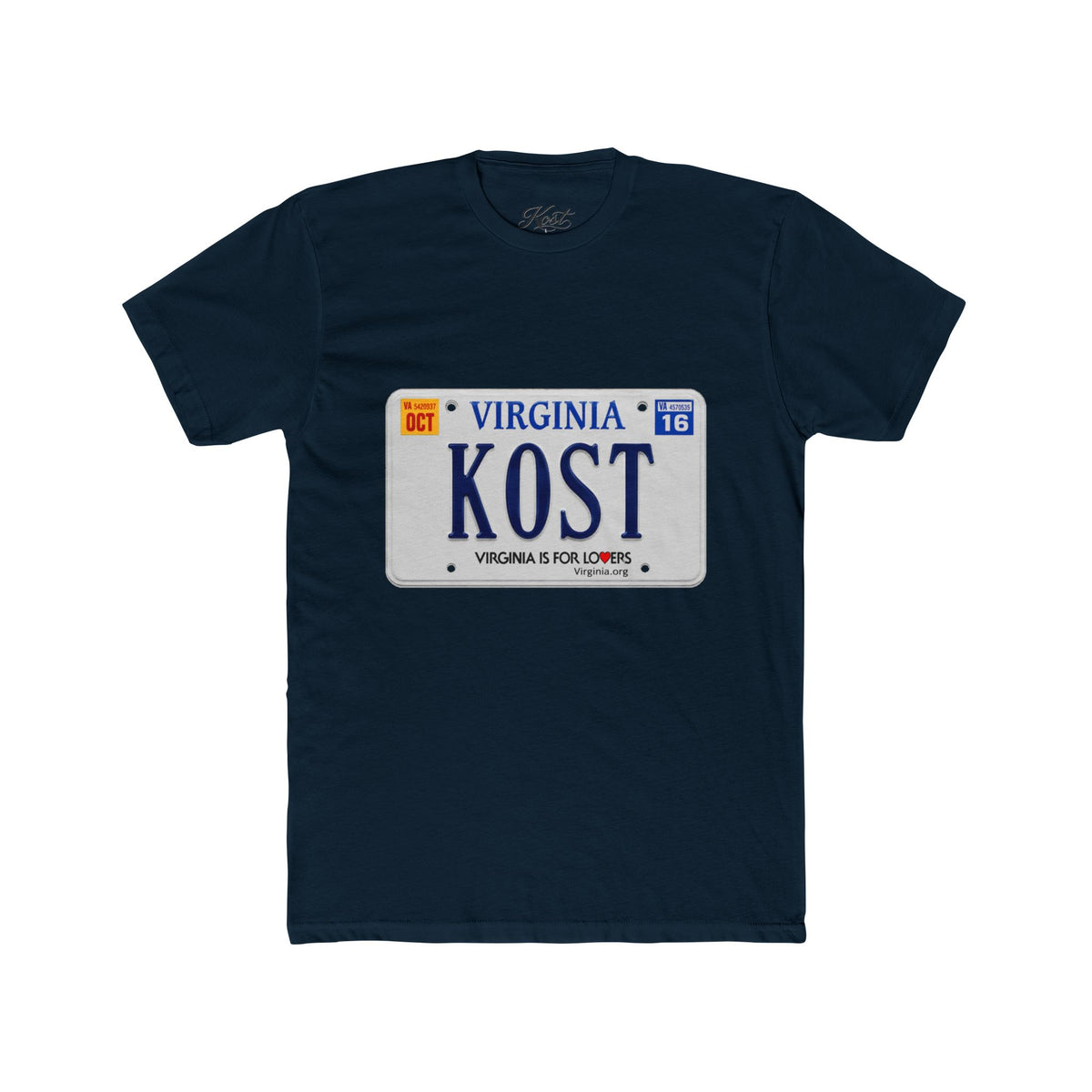 Virginia License Plate 'KOST' T-Shirt