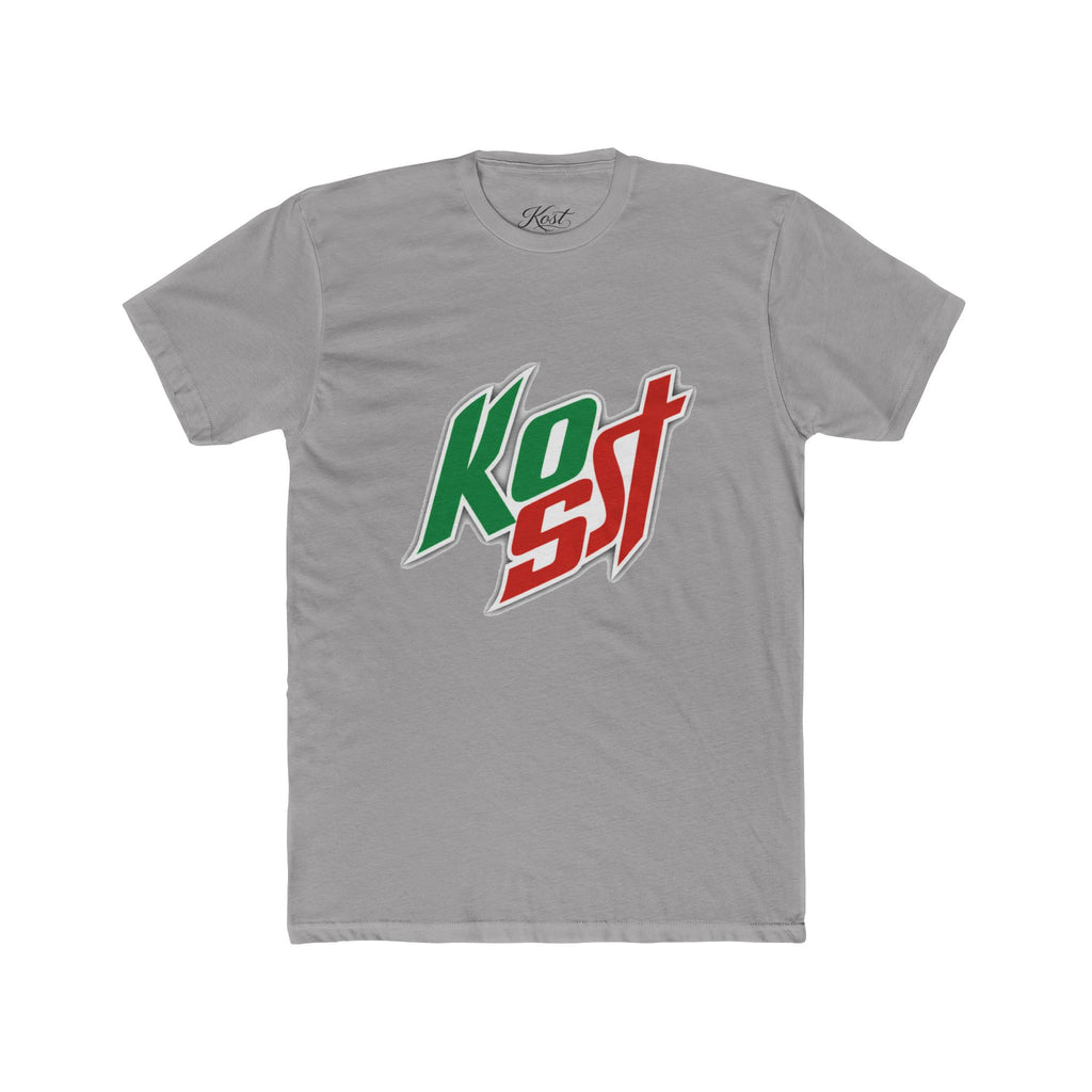 Kost Logo Tee — Retro Green & Red Graphic T-Shirt