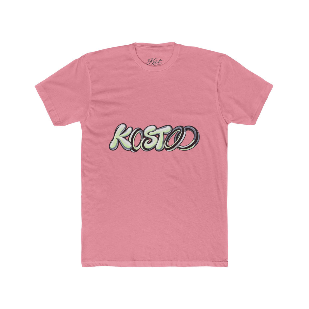 Graphic Tee — 'KOSTOD' Retro Bubble Letter Shirt