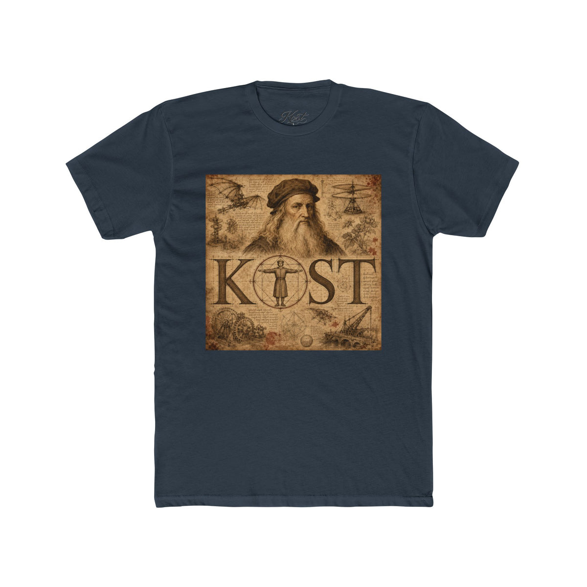 Leonardo Inspired 'KOST' Vintage Art Tee