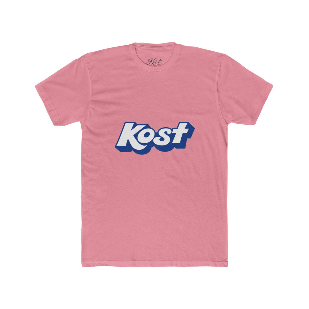 Kost Retro Logo Tee — Vintage Blue Graphic T-Shirt