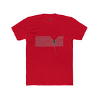 Minimalist V-Neck Optical Illusion T-Shirt
