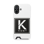 KOST Logo Phone Case with Card Holder