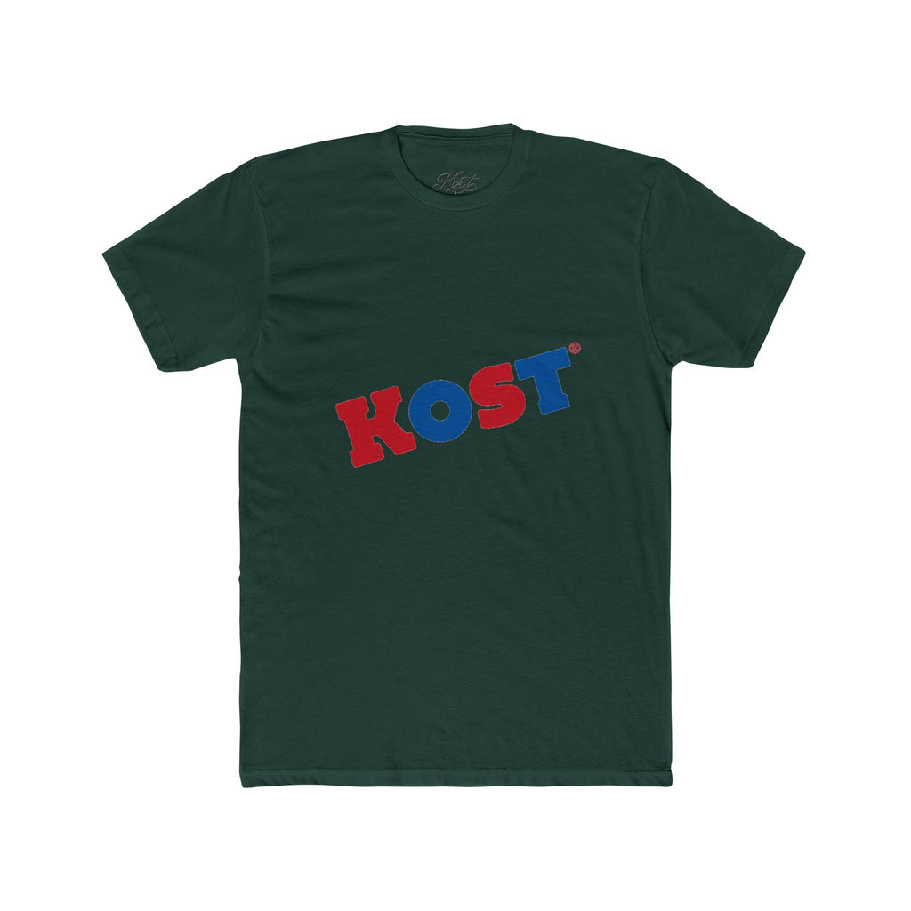 KOST Retro Logo Tee – Vintage Red & Blue Graphic T-Shirt