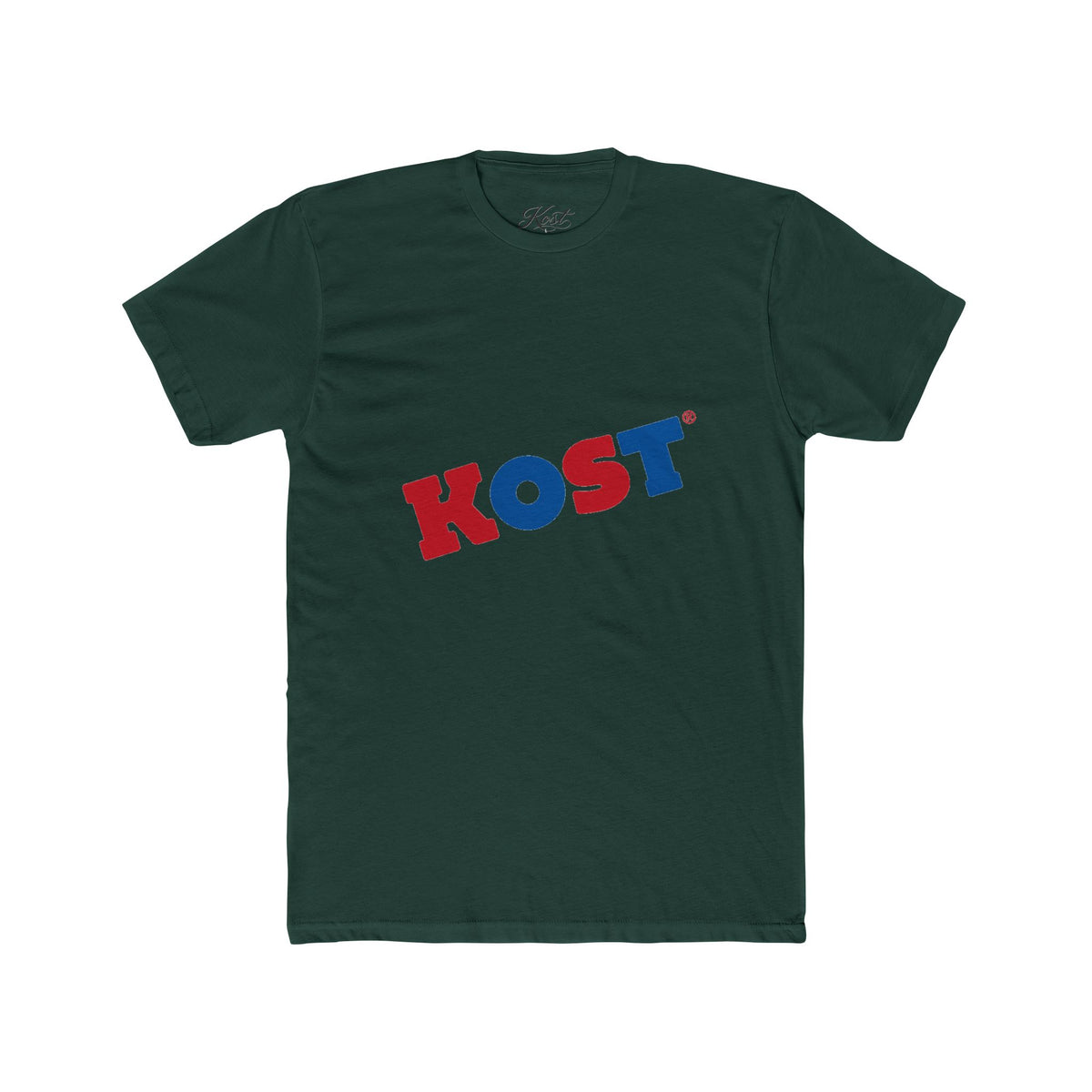 KOST Retro Logo Tee – Vintage Red & Blue Graphic T-Shirt
