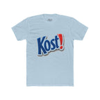 Kost! Logo Graphic Tee — Retro Soda-Style Chest Print Shirt