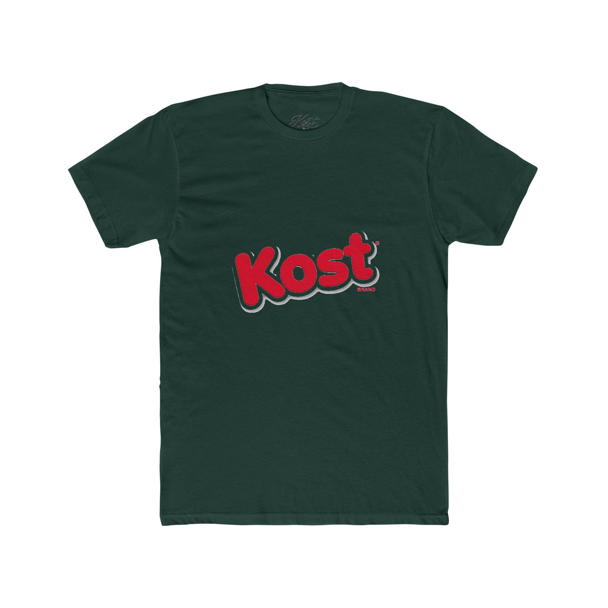 Kost Logo Tee — Retro Red Graphic T-Shirt