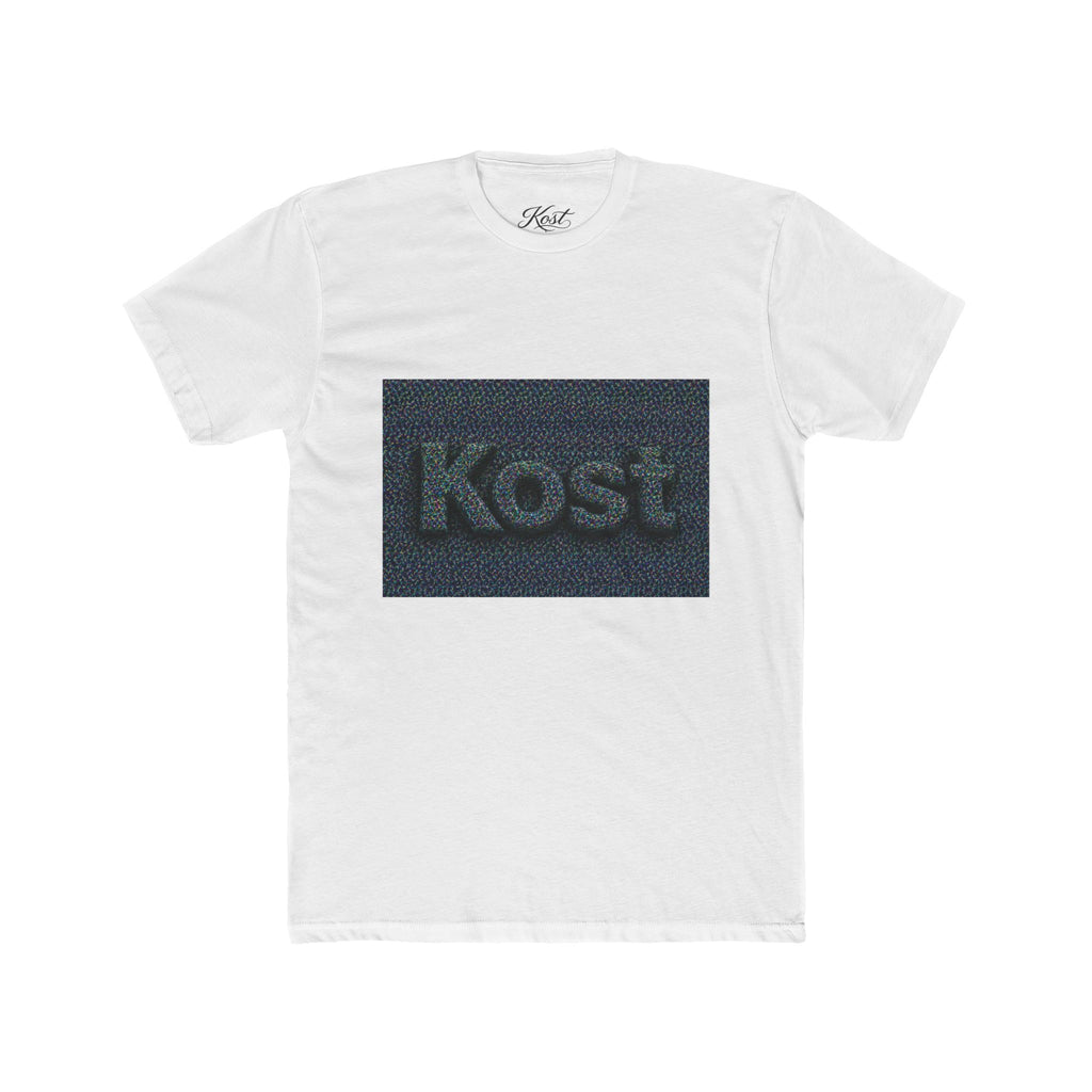 Kost Embroidered Logo Tee — Minimalist Cotton Crew T‑Shirt