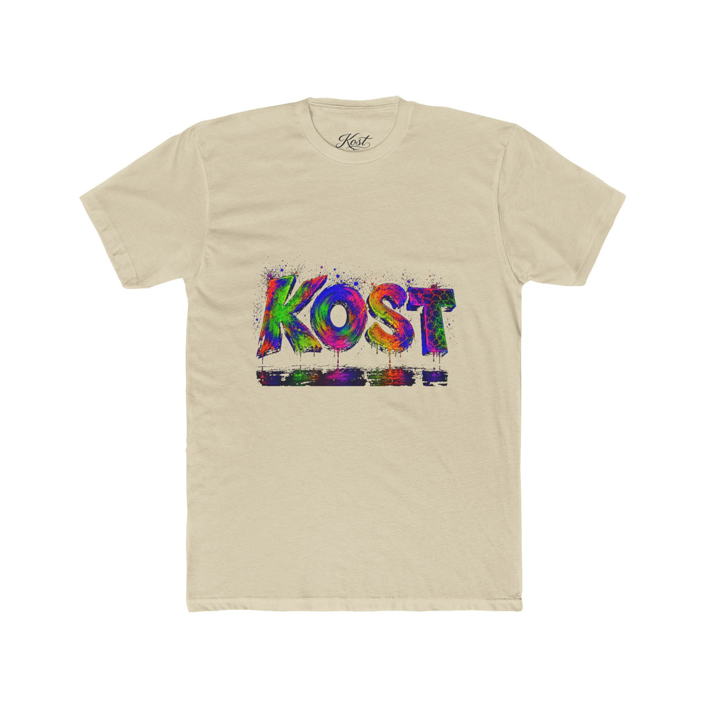 KOST Color-Splatter Tee — Retro Graffiti Graphic T-Shirt