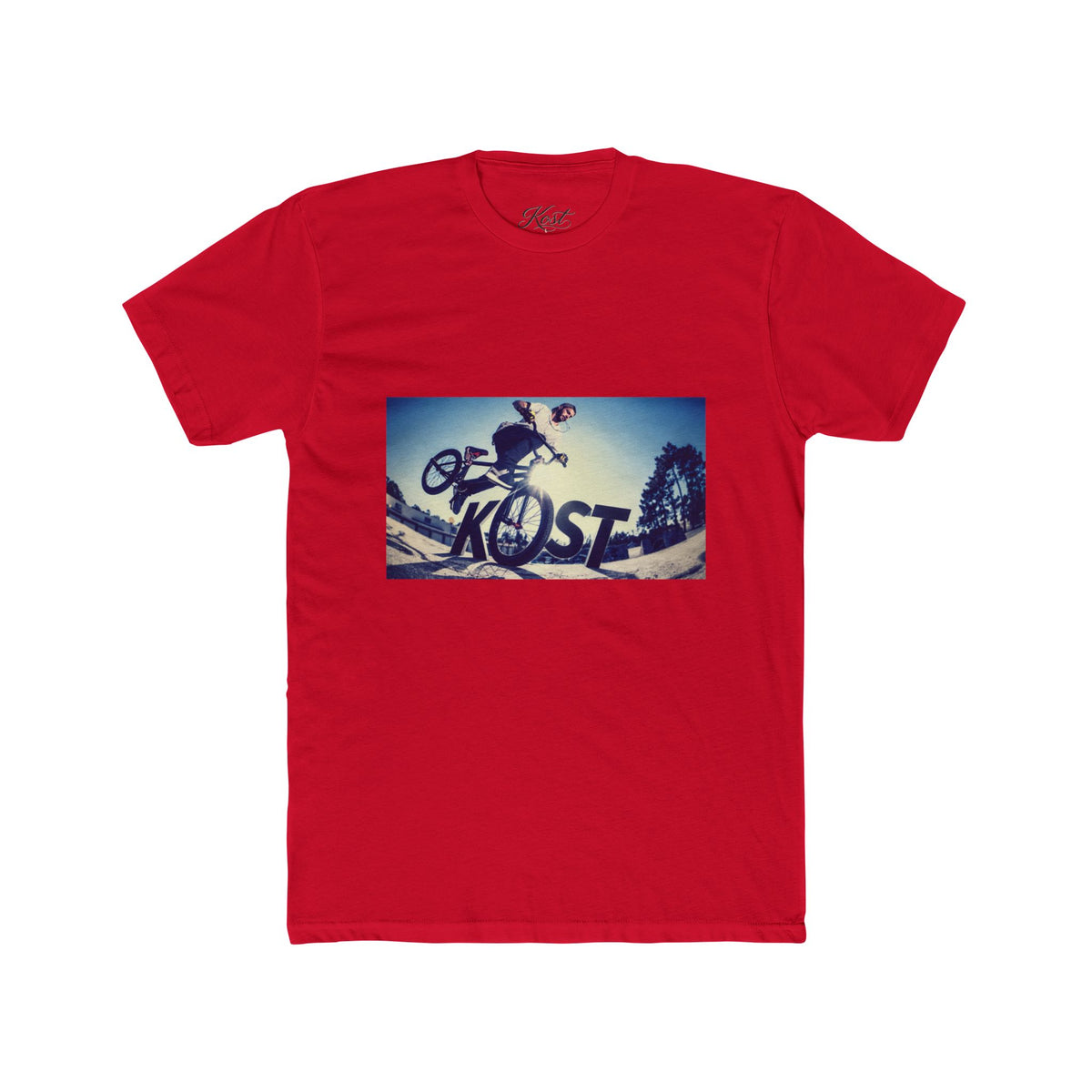 BMX Rider Graphic Tee — 'KIDST' Vintage Skatepark T-Shirt