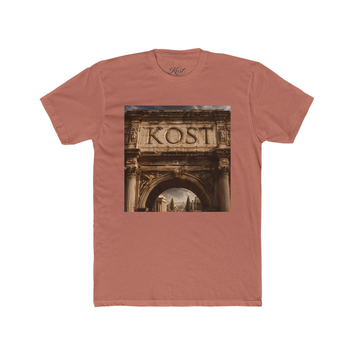 Vintage Roman Arch Tee — 'KOST' Architectural Photo T‑Shirt