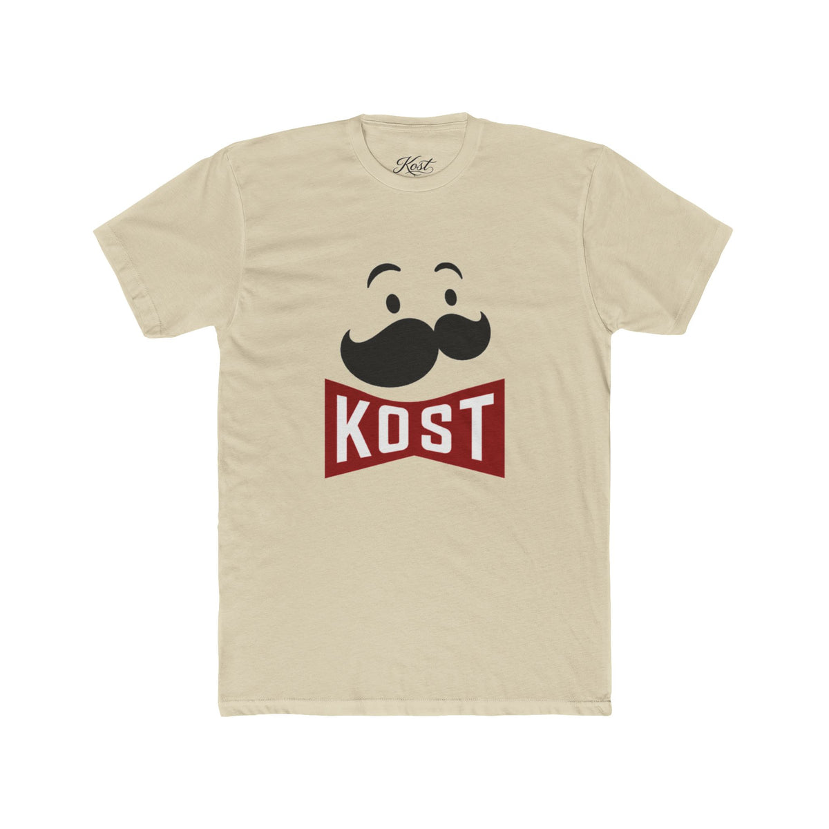 Kost Mustache Logo T‑Shirt — Retro Mascot Tee