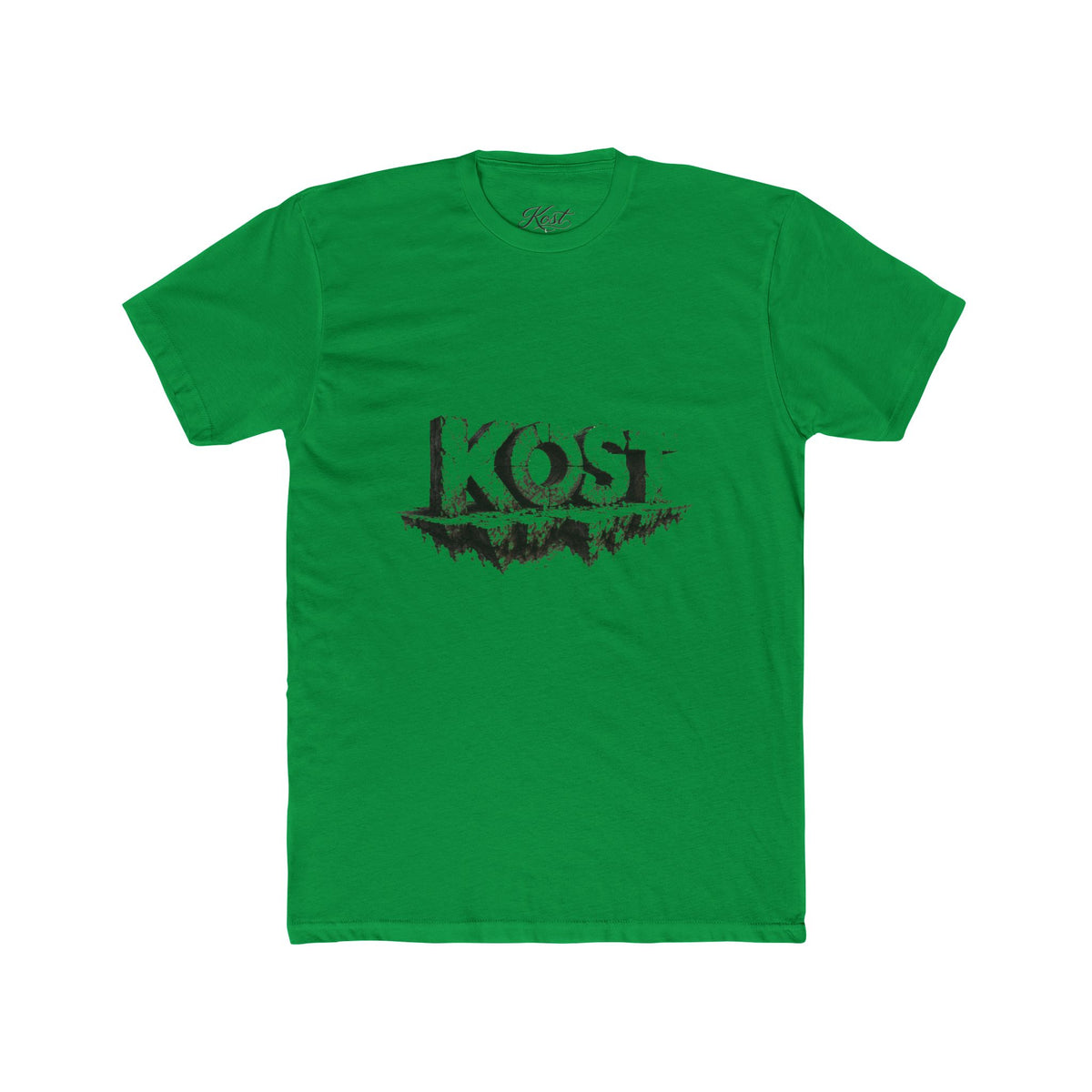 Kost Logo Tee — Grunge Black Graphic Cotton T-Shirt