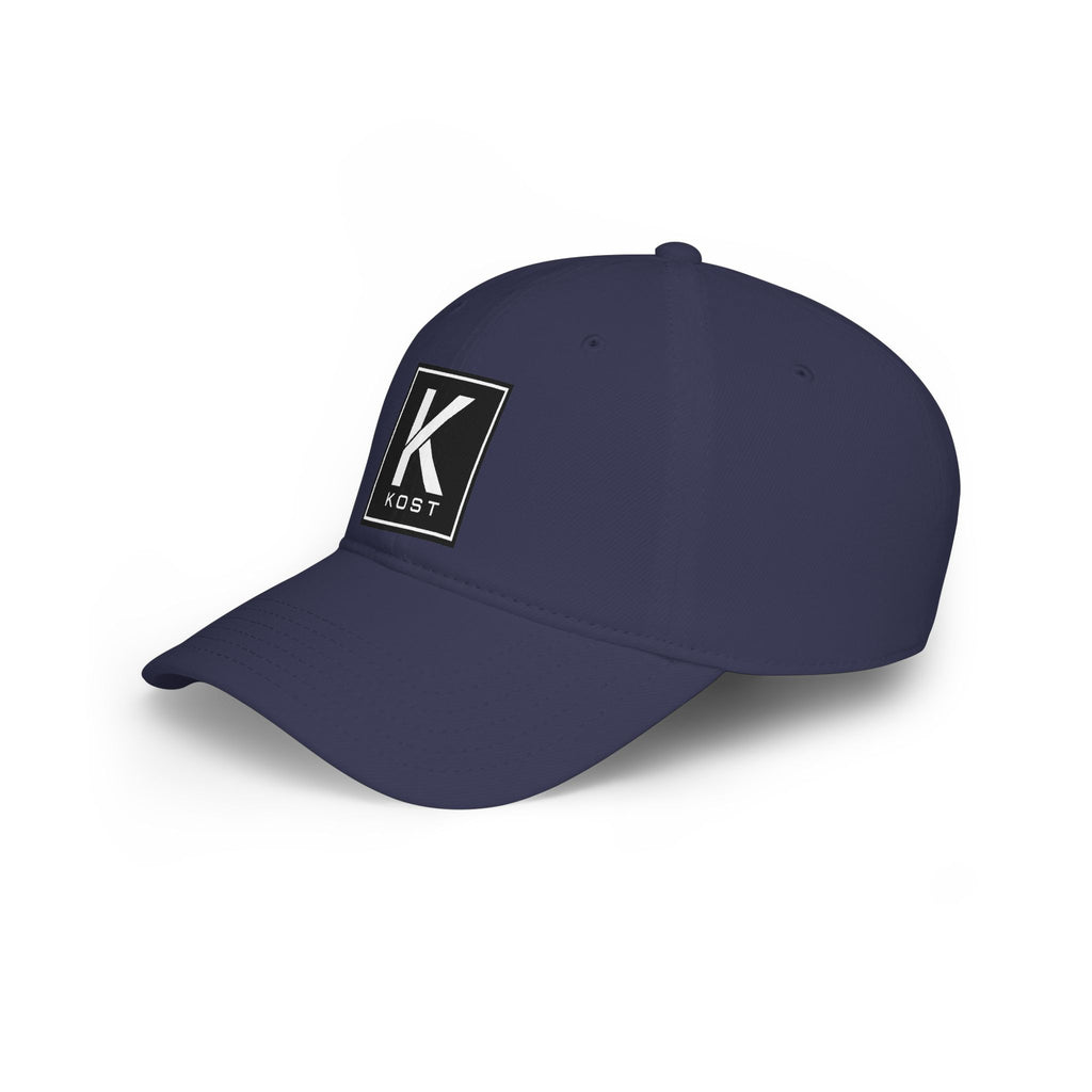 KOST Square Logo Baseball Cap – Low Profile Red Hat