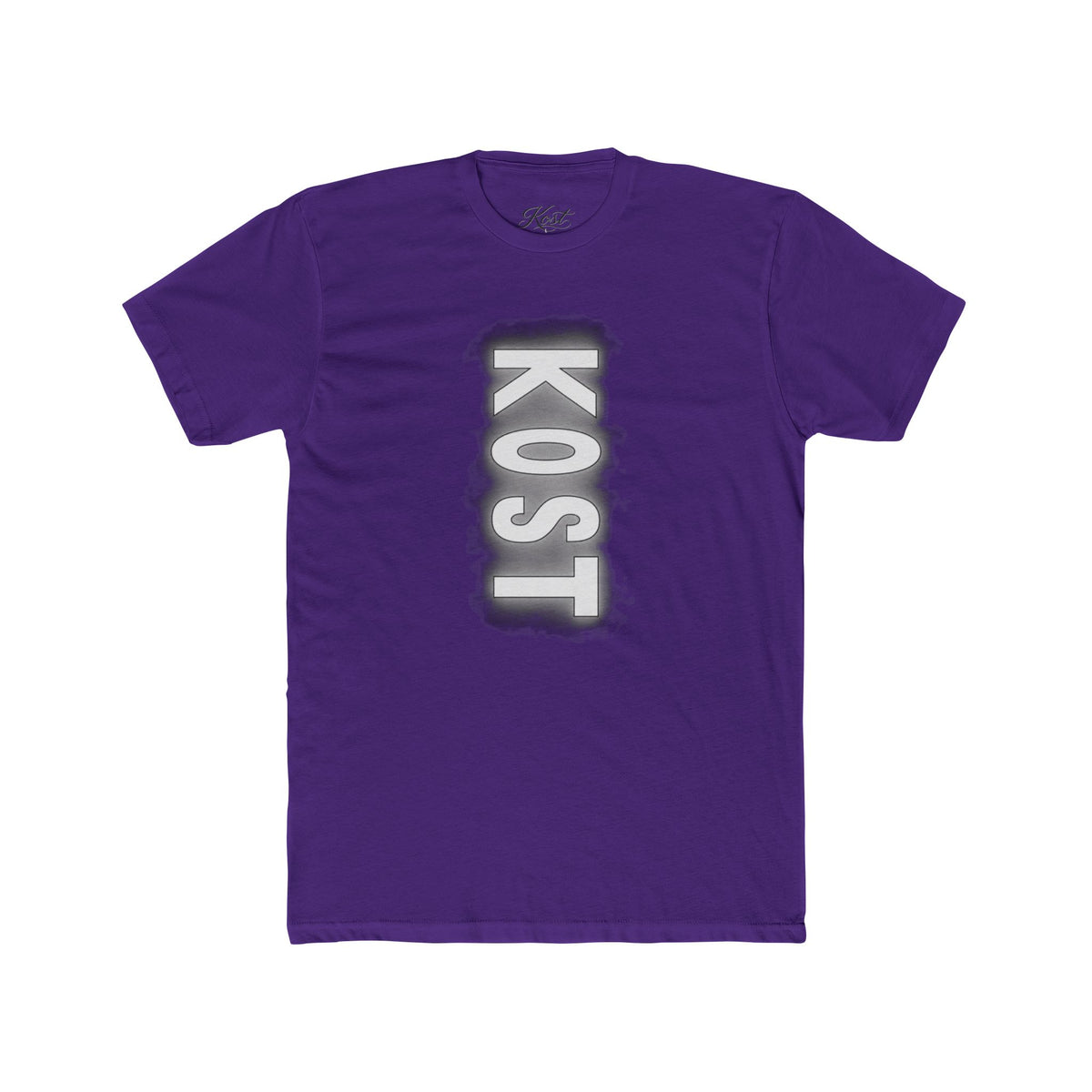 KOST Vertical Logo Tee — Grunge Vertical Graphic T-Shirt