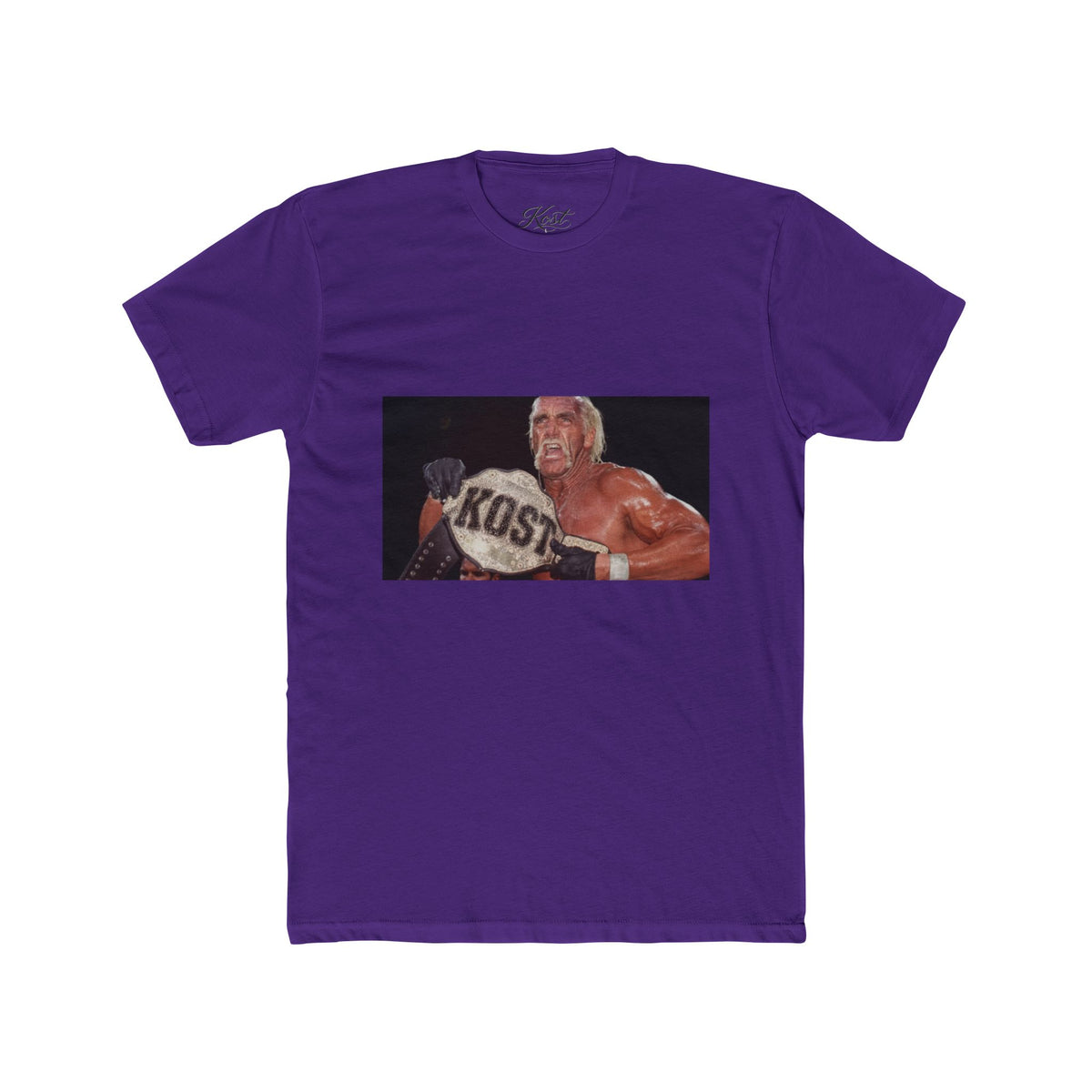 Vintage Muscle Fighter Graphic Tee — 'Kost' Chest Logo