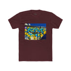 Graffiti 'KOST' Crew Tee — Urban Street Art Floral Graphic T-Shirt