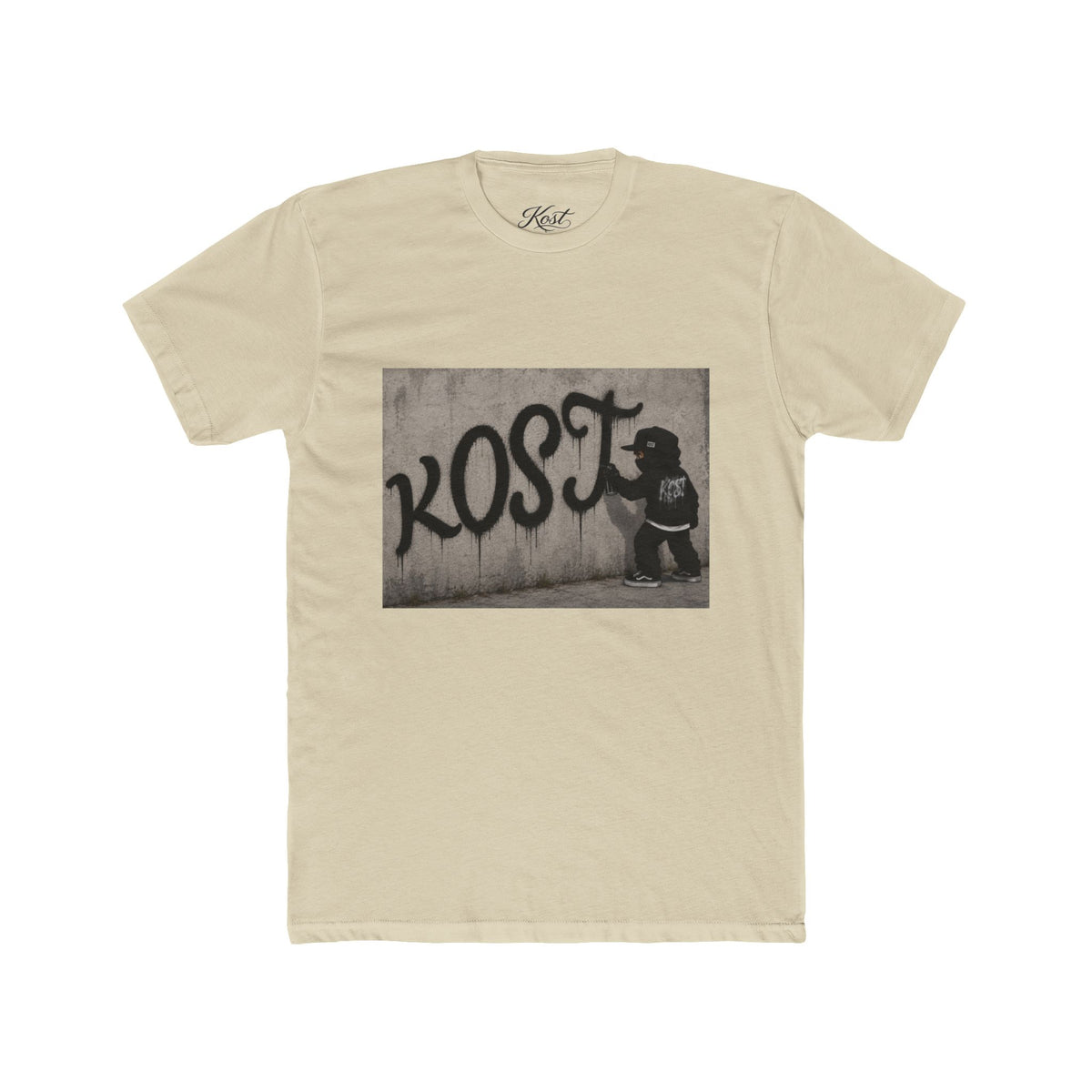 Graffiti Kid 'KOST' Tee — Urban Street Photo Graphic T-Shirt