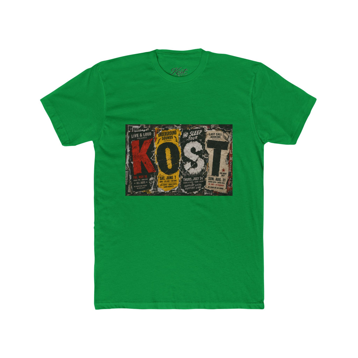 KOST Vintage Newspaper Graphic T-Shirt