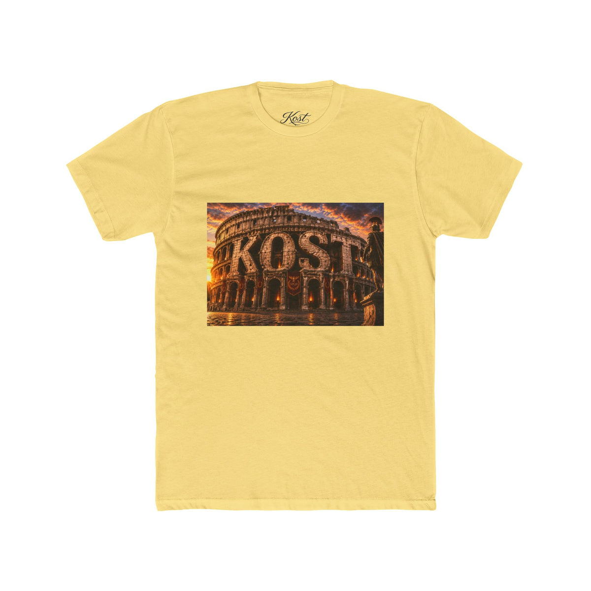 KOST Coliseum Graphic Tee — Vintage Roman Architecture Sunset T-Shirt