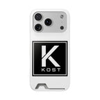 KOST Logo Phone Case with Card Holder