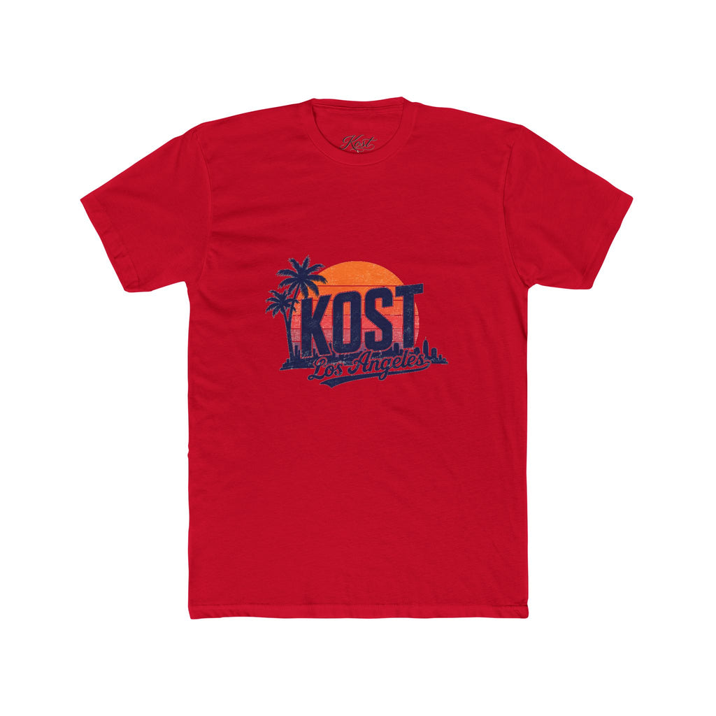 Los Angeles Sunset Tee — KOST Palm Tree Graphic