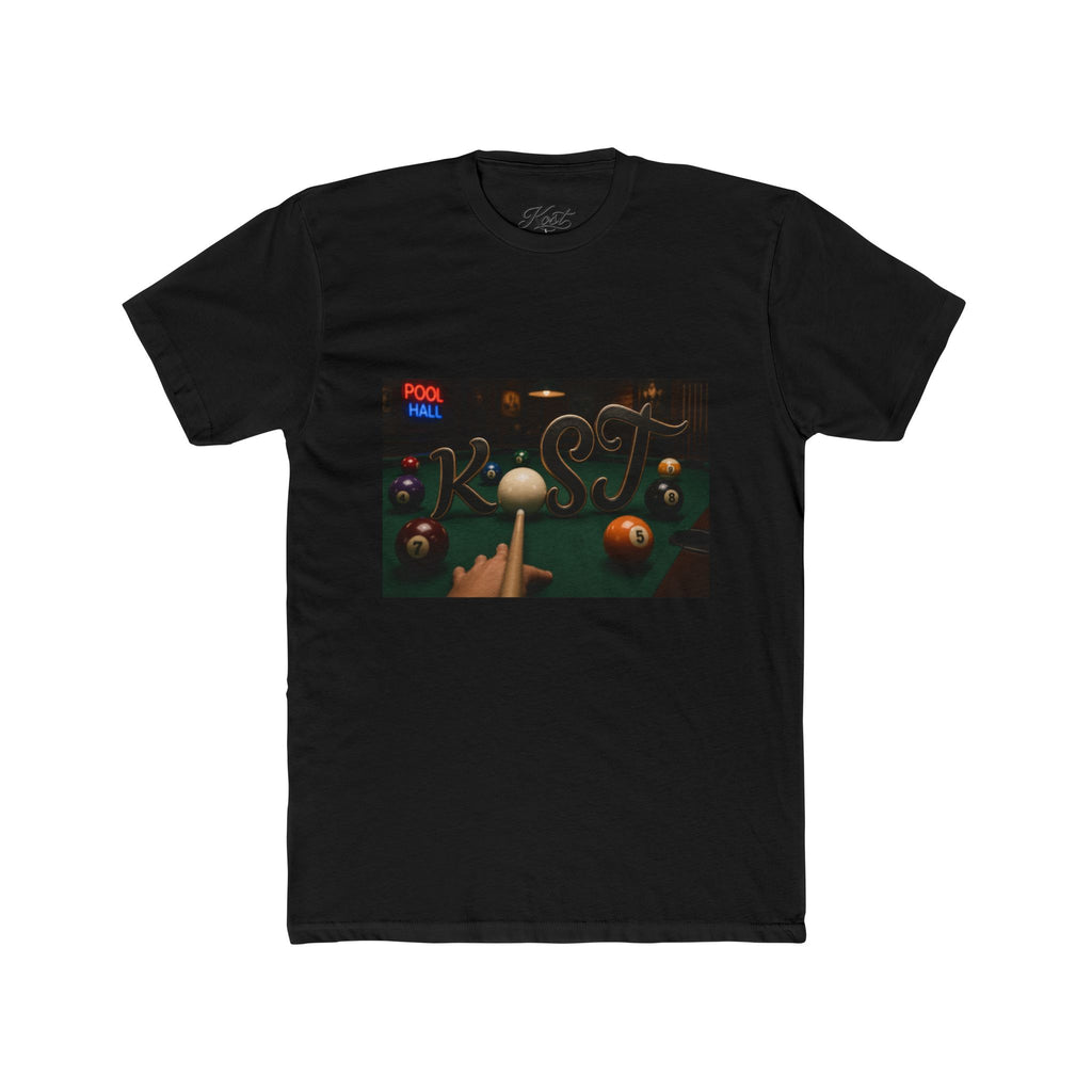 Pool Hall Vibes Tee — Retro Billiards Graphic T-Shirt
