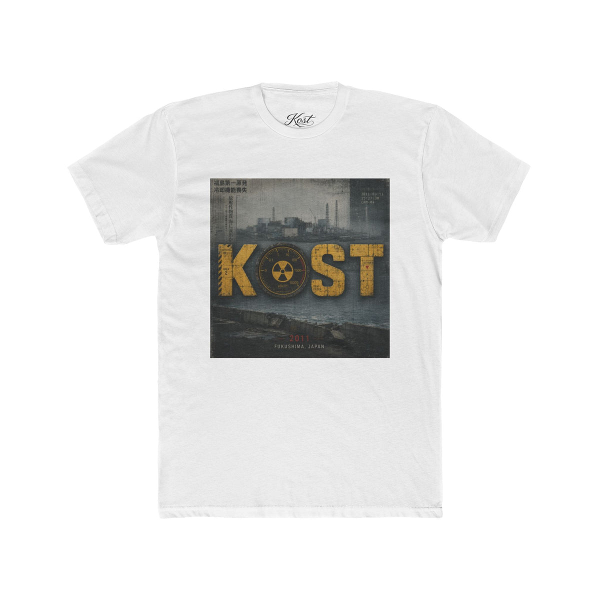 KOST Nuclear Fallout Graphic Tee — Vintage Industrial Cityscape T-Shirt