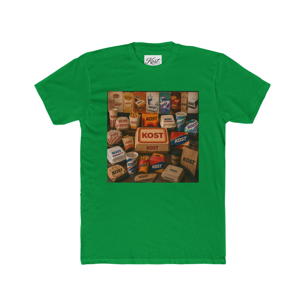 Vintage Soap Bar Collection Tee — 'KOST' Retro Packaging Graphic T-Shirt