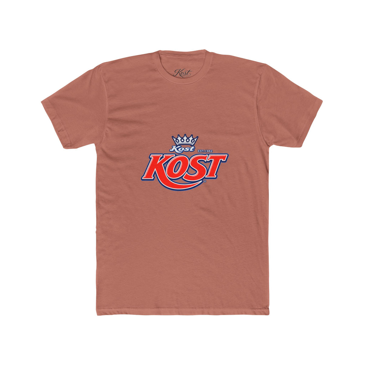 KOST Retro Logo Tee — Classic Crowned Graphic Cotton T-Shirt