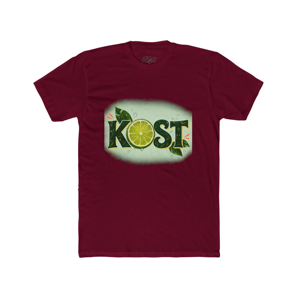 KOST Lime Graphic Cotton T-Shirt