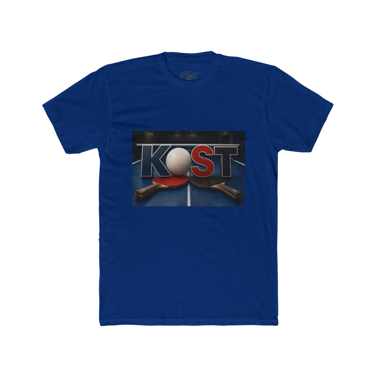 Table Tennis Crew Tee — KOST Paddle & Ball Graphic