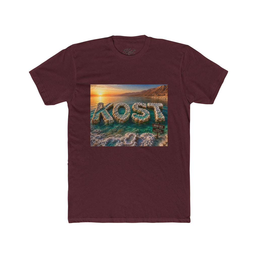 Lost Beach Sunset T‑Shirt — Scenic Ocean Typography Tee