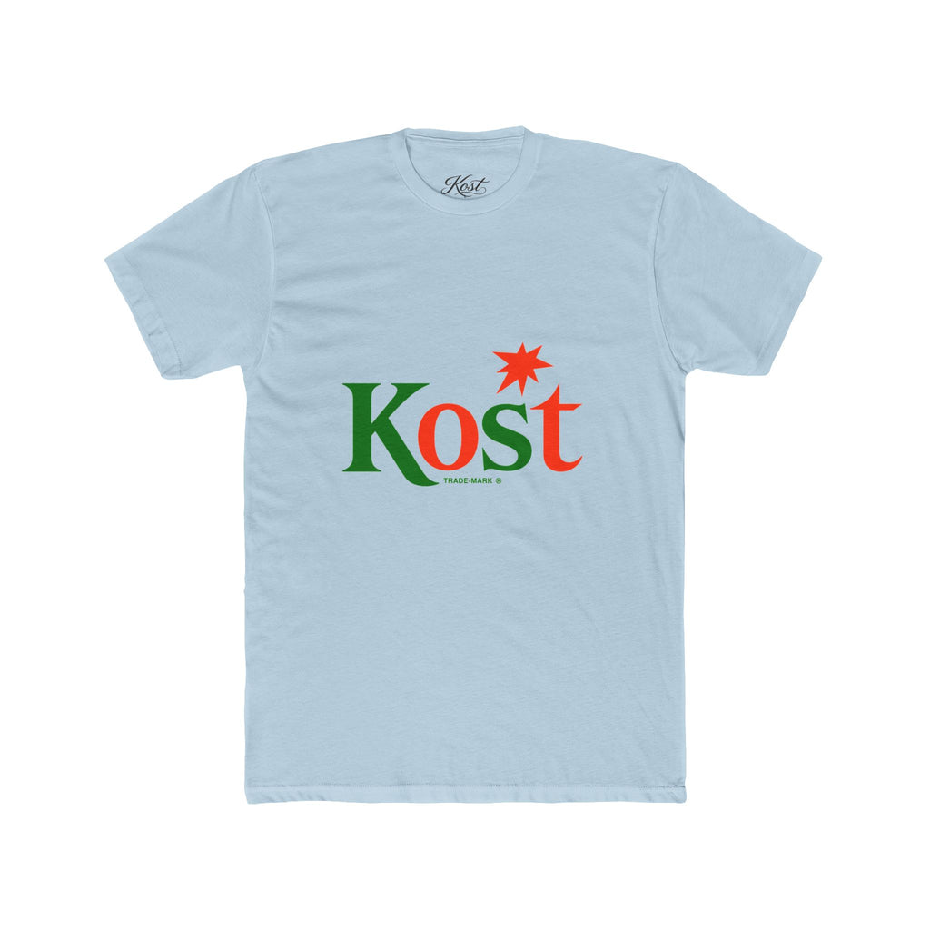 Kost Logo Tee — Retro Green & Red Graphic T-Shirt