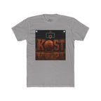 Basketball Court Graphic Tee — 'KOST' Logo with Basketball