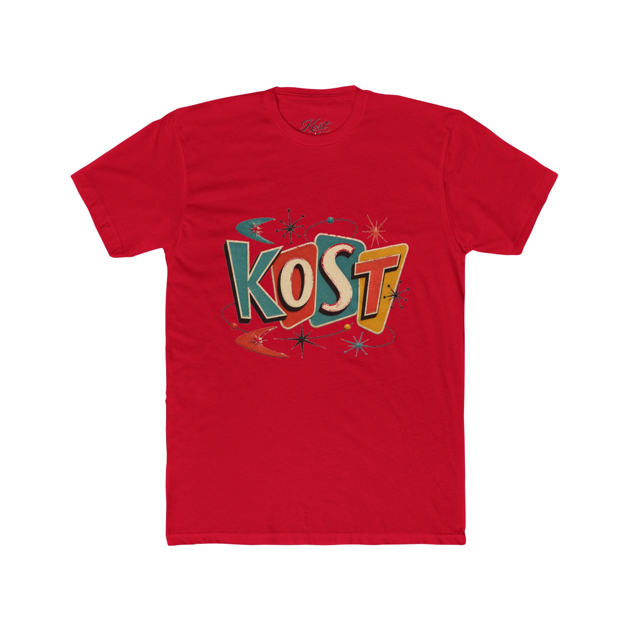 KOST Retro Vintage Logo Tee — 1950s Atomic Mid-Century Graphic T-Shirt