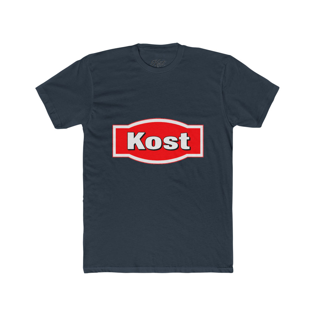 Kost Logo Crew Tee — Retro Red Badge Graphic T‑Shirt